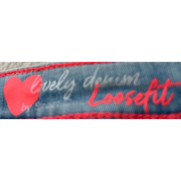 STREET ONE LOOSEFIT, STRAIGHT LEG, DENIM JEANS, WOMENS, 33/28), LIGHT BLUE DENIM - Picture 11 of 12